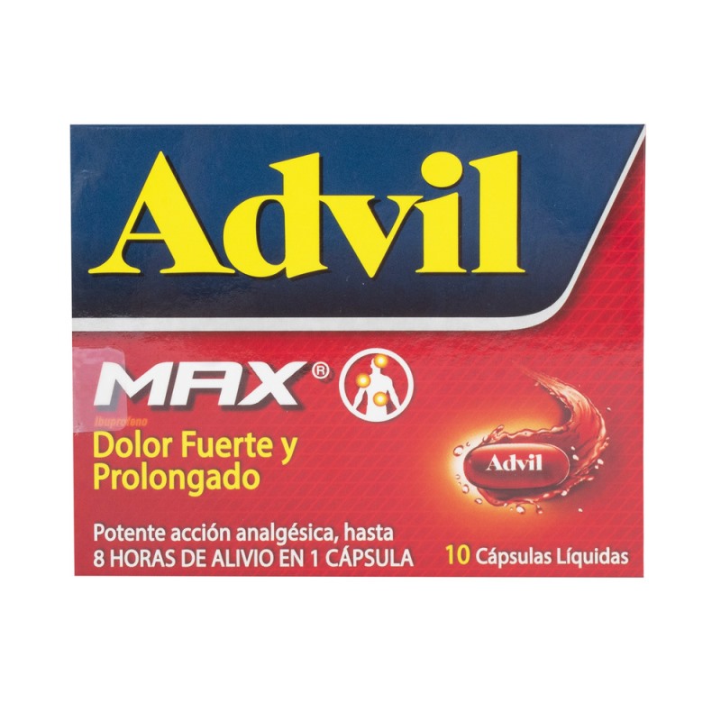 Advil Max 10 Capsulas
