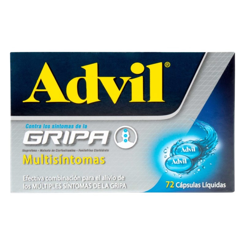 Advil Gripa 72 Capsulas(A)