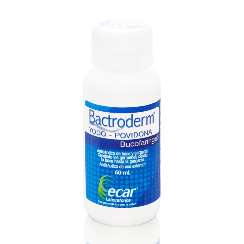 Bactroderm Yodopovidona Bucofaring60 Ml