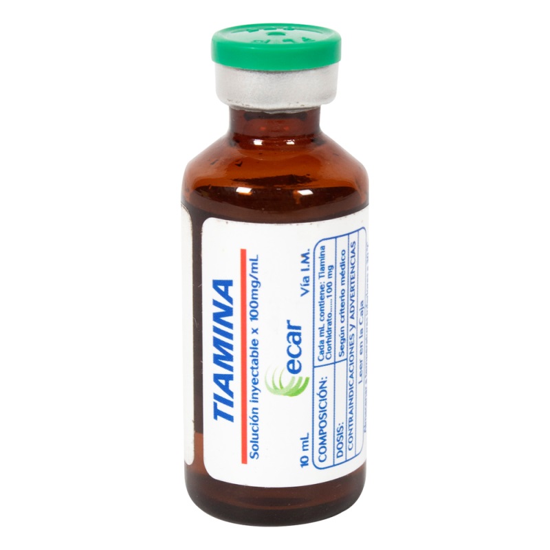 Tiamina 1 Gr 10 Ml X10 Ampolla Ec