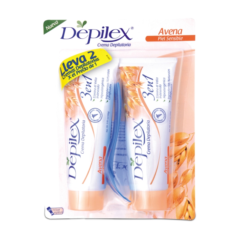 Crema Depilex 3 En 1 Piel Sens100G 2X1