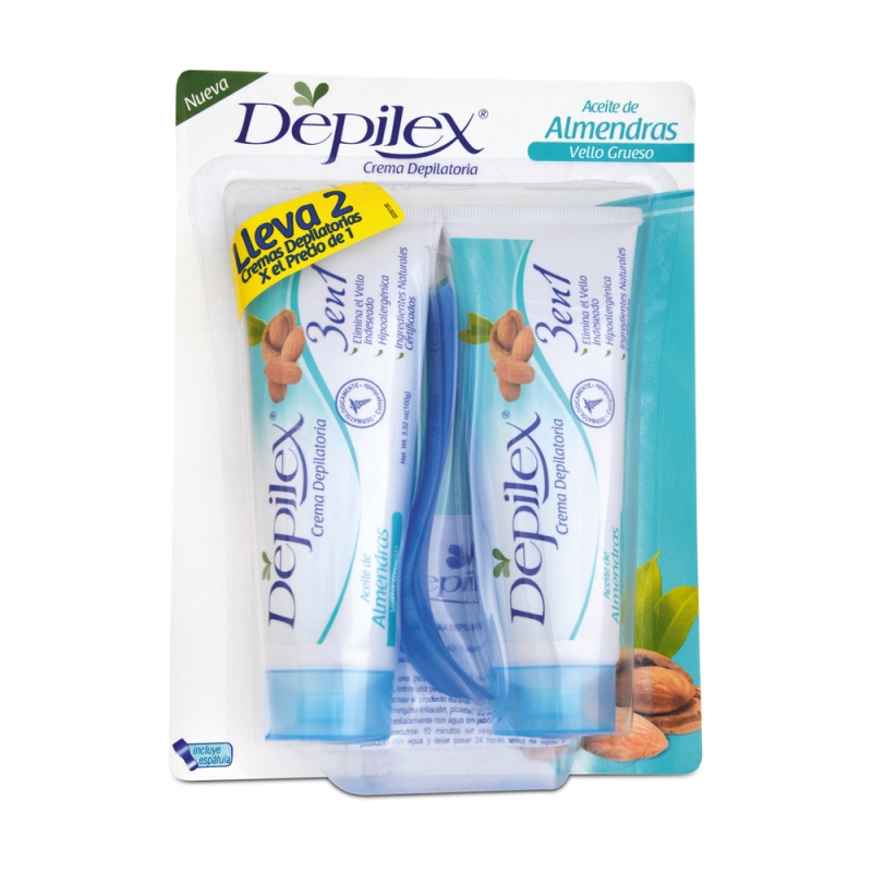 Crema Depilex 3 En 1 Velgrueso 100G 2X1
