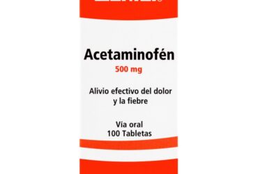 Acetaminofen 500 Mg 100 Tabletas Gf