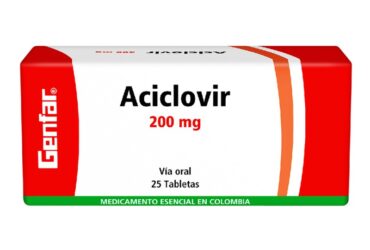 Aciclovir 200 Mg 25 Tabletas Gf
