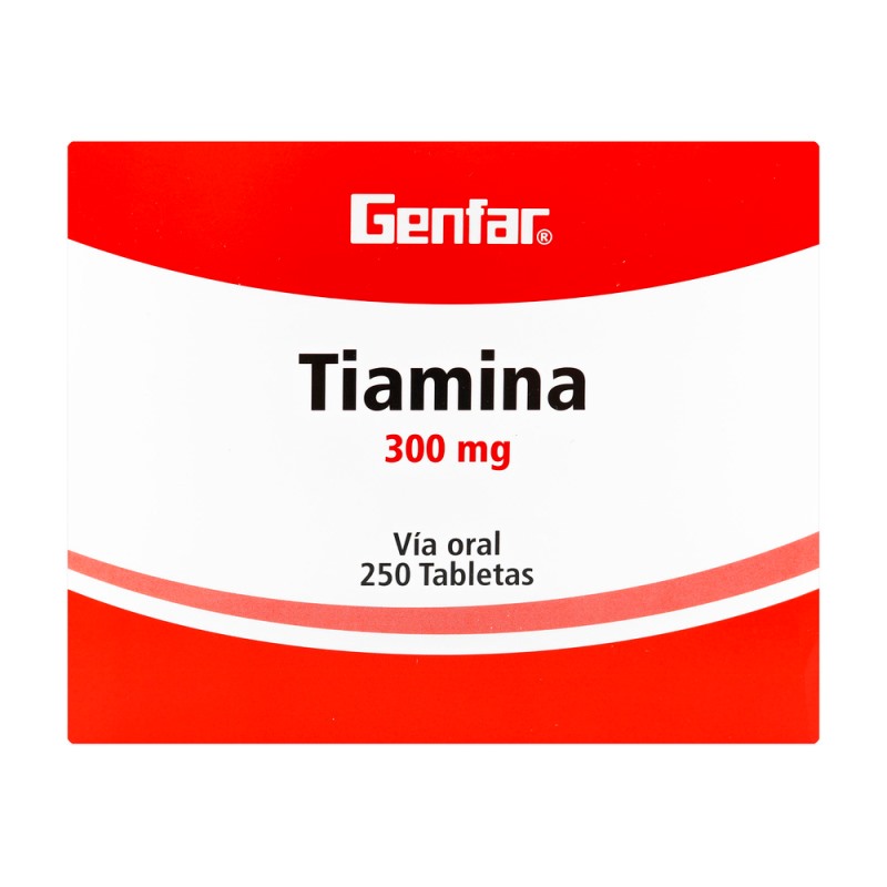 Tiamina 300 Mg 250 Tabletas Gf