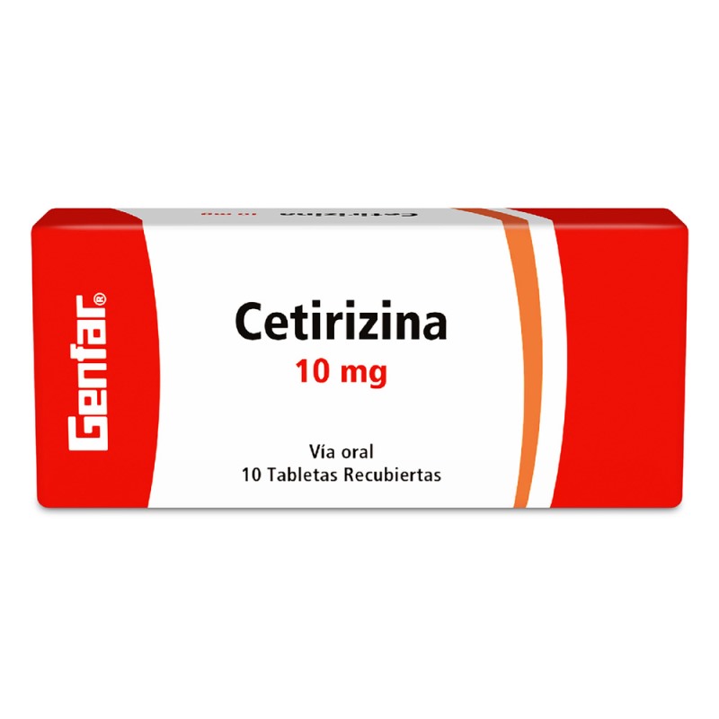 Cetirizina 10Mg X10Tab Gf