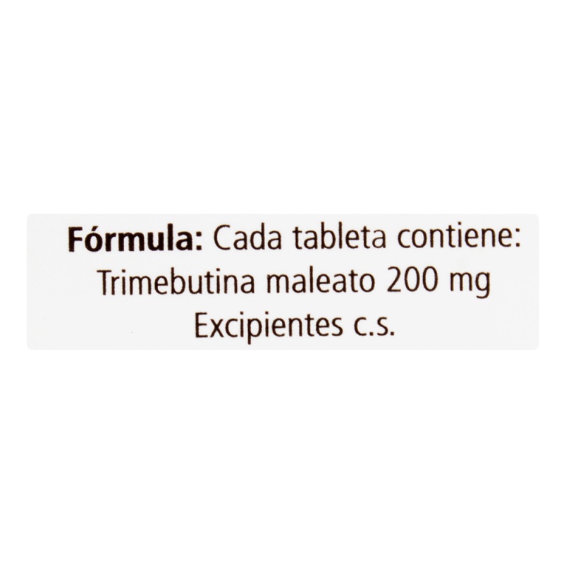 Trimebutina 200 Mg 30 Tabletas Gf
