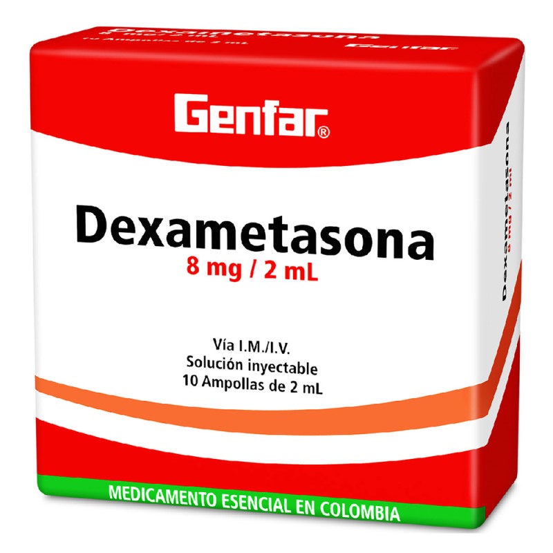 Dexametasona 8 Mg 2 Ml 10 Ampollas Gf