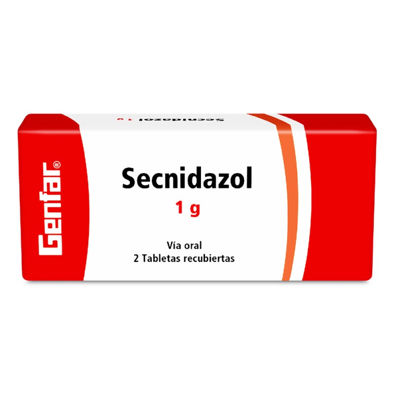 Secnidazol 1 Gr 2 Tabletas Gf