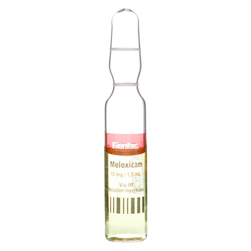 Meloxicam 15 Mg/15 Ml 5 Ampolla Gf