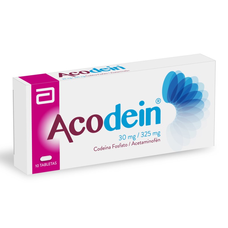 Acodein 325Mg 10 Tabletas