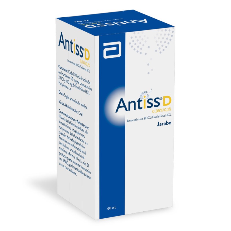 Antiss D Jarabe 60 Ml (3%+) (Pae)