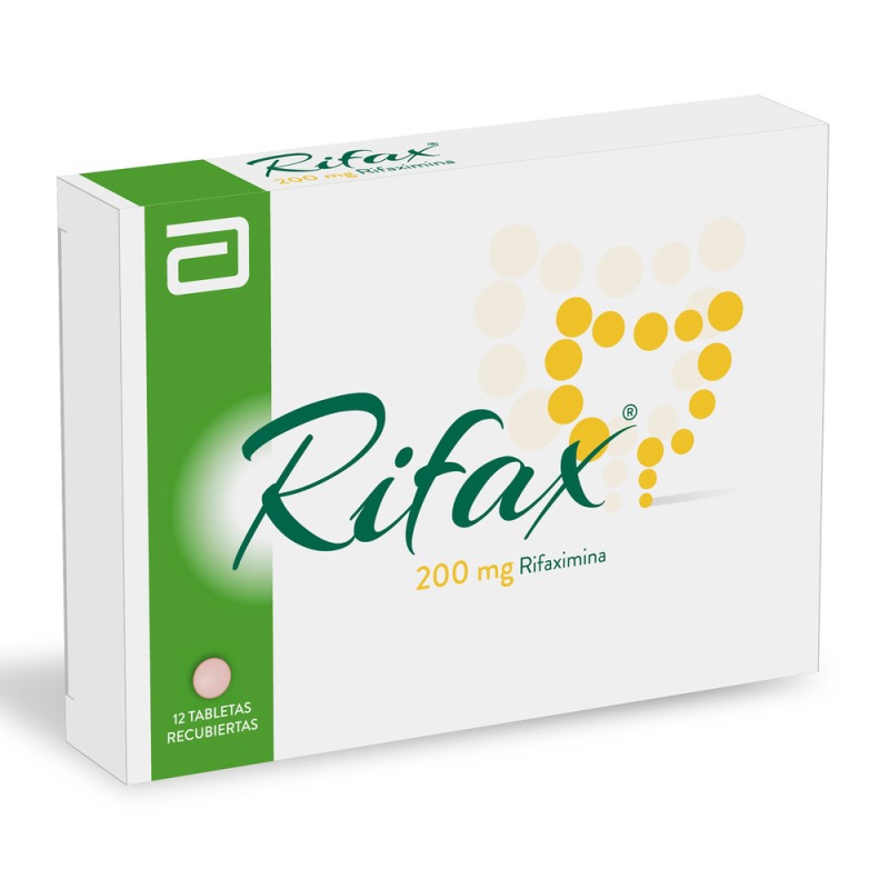 Rifax 200 Mg 12 Tabletas (3%+)