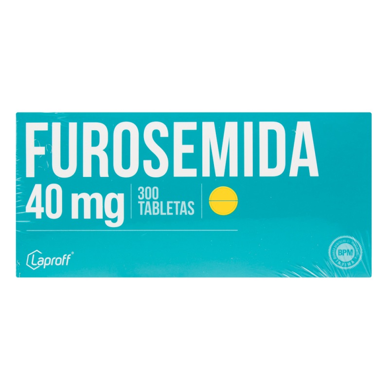 Furosemida 40 Mg 300 Tabletas Lp