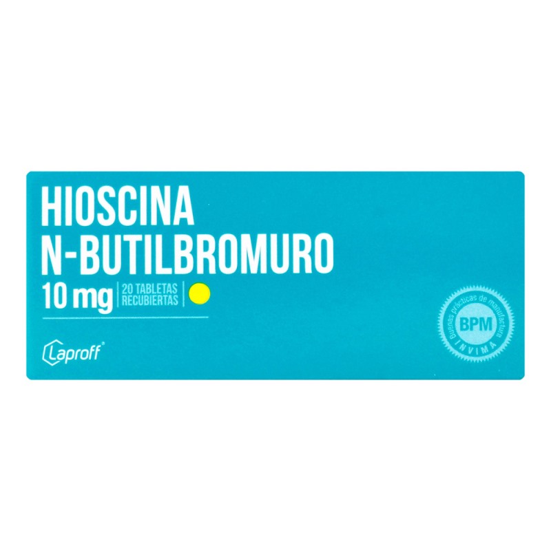 Hioscina N-Butil Bromuro 10 Mg 20 Tbs Lp