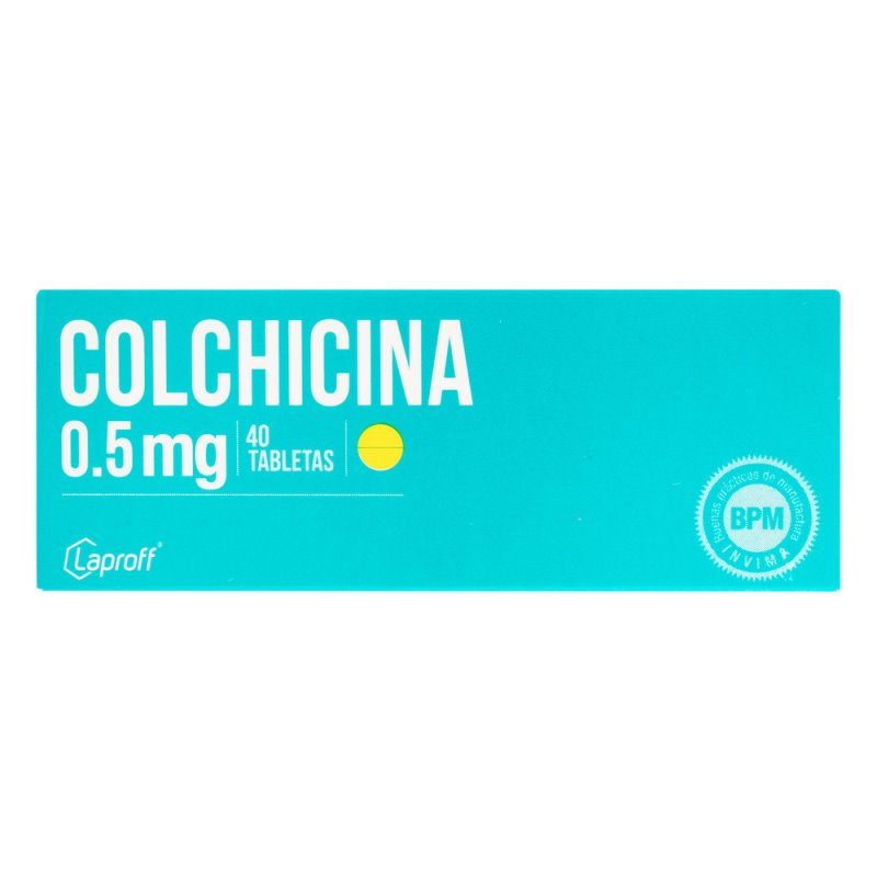 Colchicina 0.5 Mg 40 Tabletas Lp