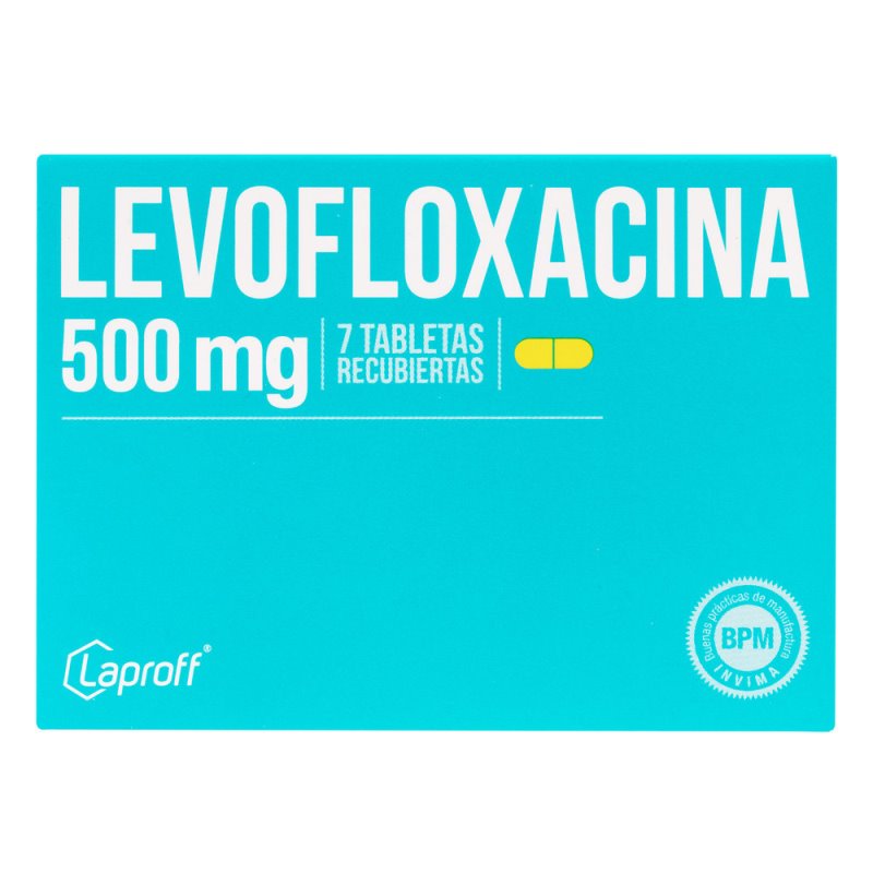 Levofloxacino 500 Mg 7 Tabletas Lp