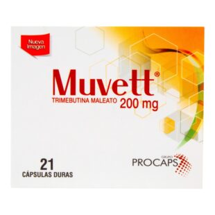 Muvett 200 Mg 21 Capsulas (3%+)(Pae)