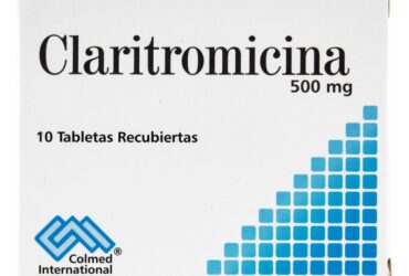 Claritromicina 500 Mg 10 Tabletas Pc