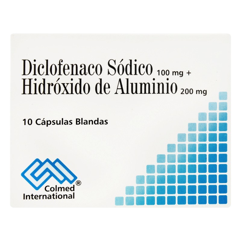 Diclofenaco 100 Mg+Hidrox10 Capsulas Pc