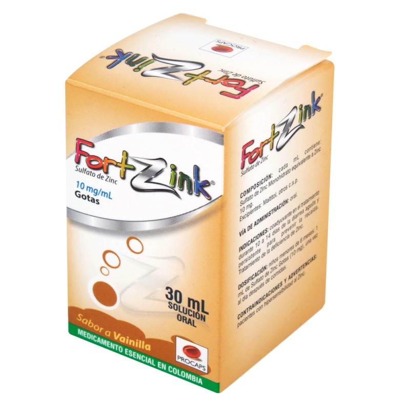 Fortzink Gotas 10 Mg 30 Ml