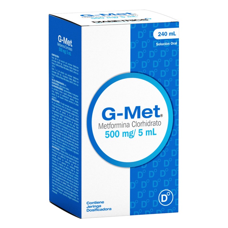 G Met 500 Mg Solucion Oral X 240 Ml
