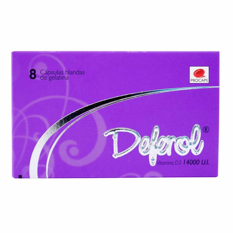 Deferol Vitd 14000 Ui Caja 8 Cap