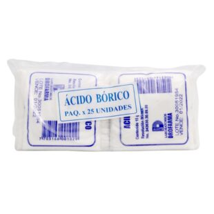 Acido Borico 15 Gr 25 Sbs Drofarma