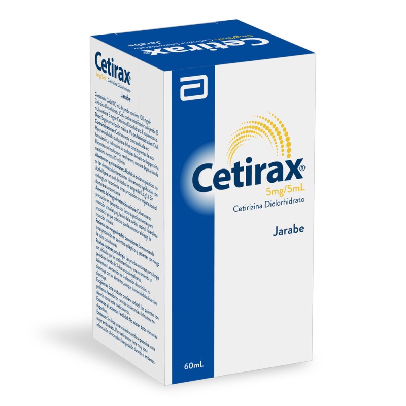 Cetirax Jarabe 60 Ml (3%+)(Pae)