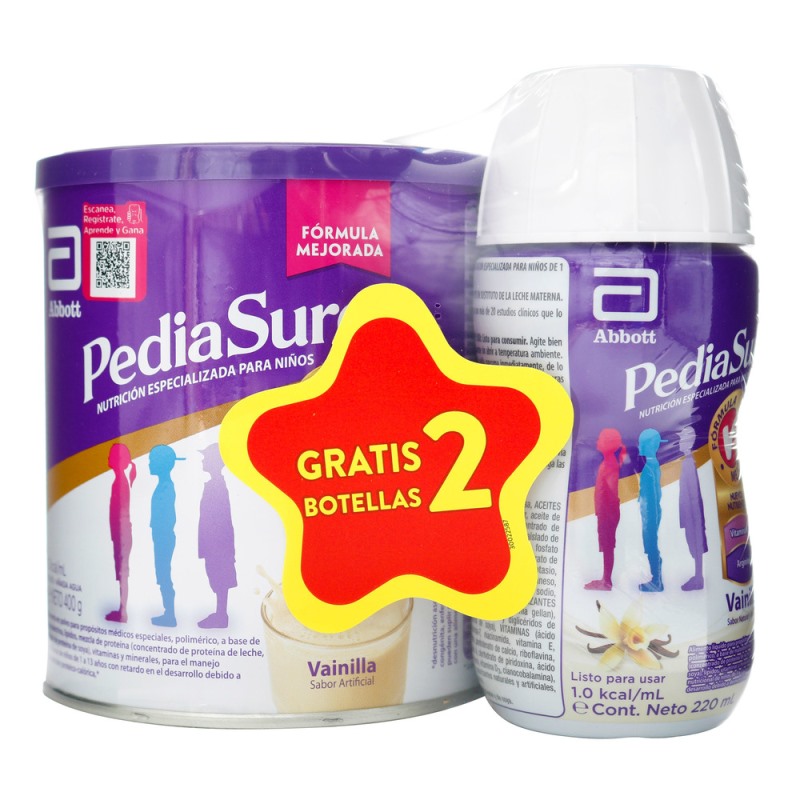 Pediasure Vai400Gr Gts 2 Pedliq220 Ml