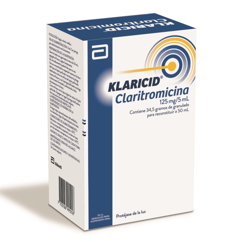 Klaricid 125 Mg Suspension 50 Ml (3%+)