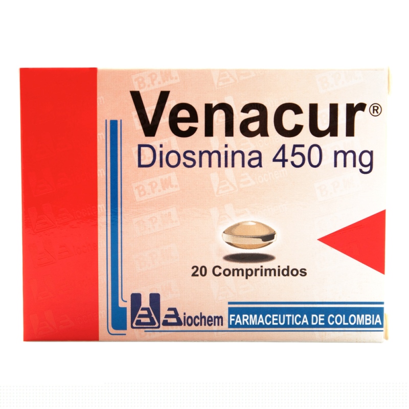 Venacur 20 Tabletas(Pdb)