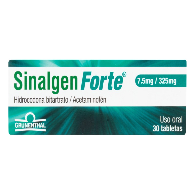 Sinalgen Forte 75/325 Mg 30Tbs(3%+(Pae)