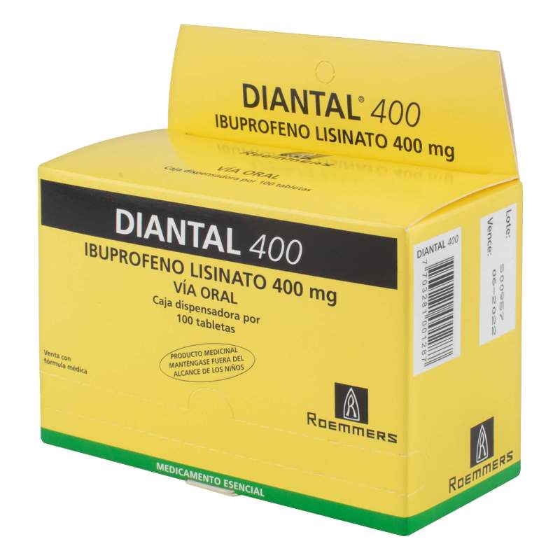 Diantal 400 Mg 100 Tabletas(A)