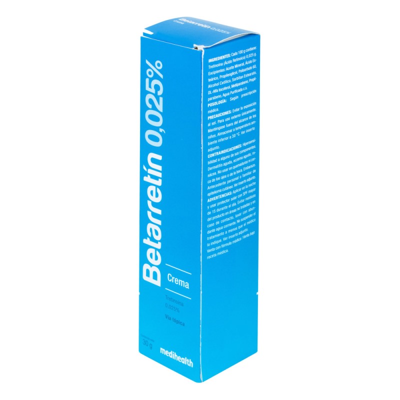 Betarretin 025% Crema 30 Gr