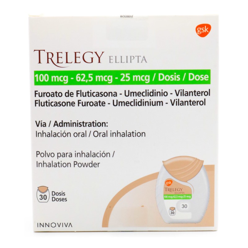 Trelegy Elli100Mcg/625Mcg/25Mcg 30Dos – Droguería Luz Mar