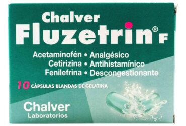 Fluzetrin F 500 Mg 10 Capsulas Cbg