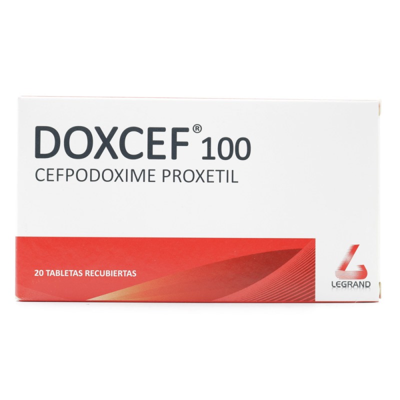 Doxcef 100 Mg 20 Tabletas (A)(Pae)