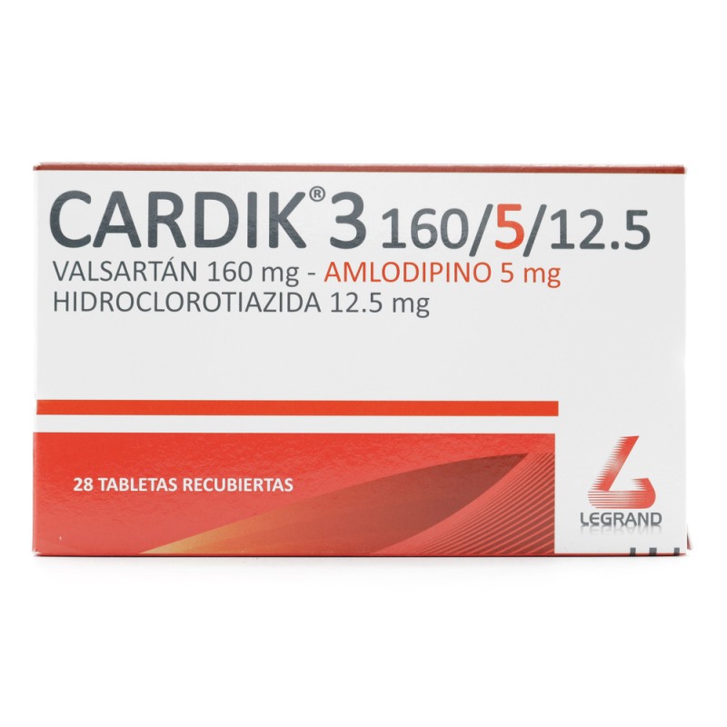 Cardik 3 160/5/125 Mg 28 Tbs (A)(Pae)