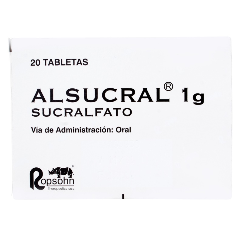 Alsucral 1 Gr 20 Tabletas