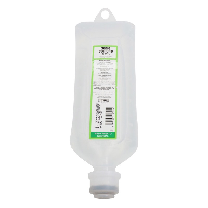Cloruro De Sodio 09% 500 Ml Corpaul