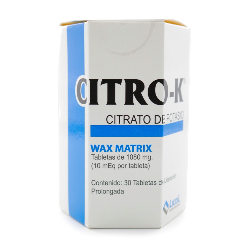 Citro K 30 Tabletas