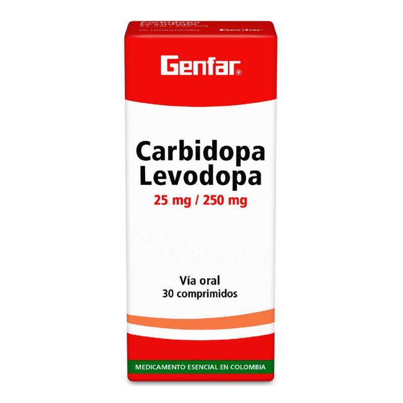 Levodopa+Carbidopa 30 Tabletas Gf