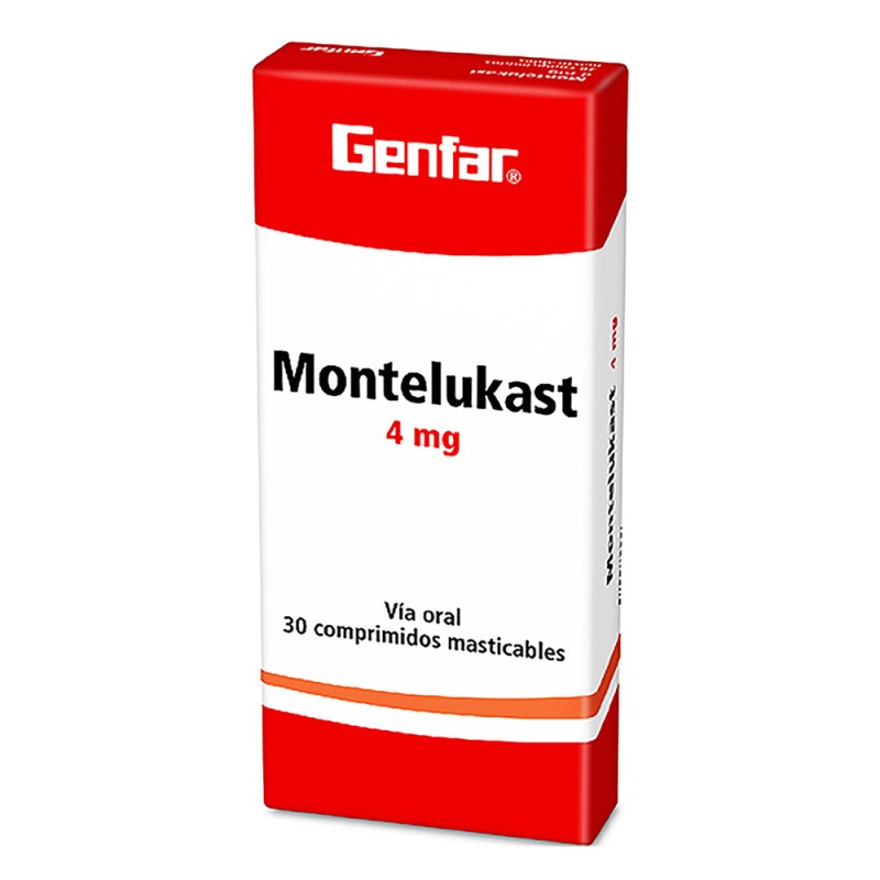 Montelukast 4 Mg 30Tabletas Gf(M)25149