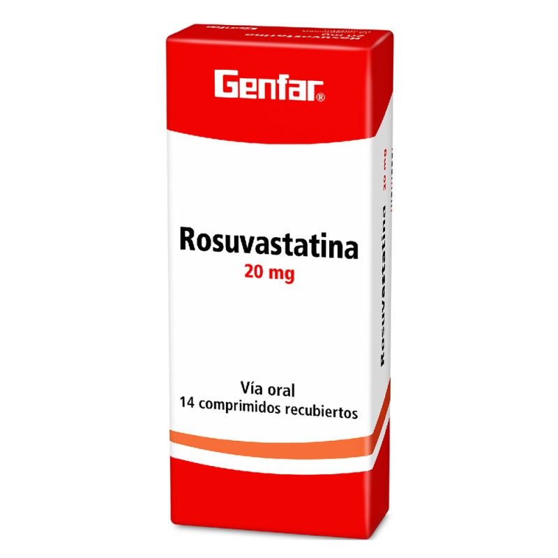 Rosuvastatina 20 Mg 14 Tabletas Gf
