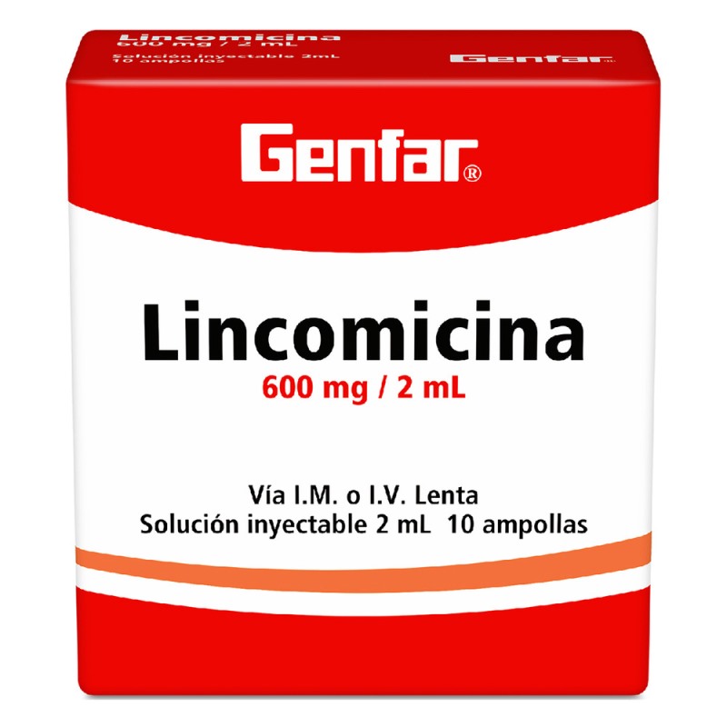 Lincomicina 600 Mg 10 Ampollas Gf