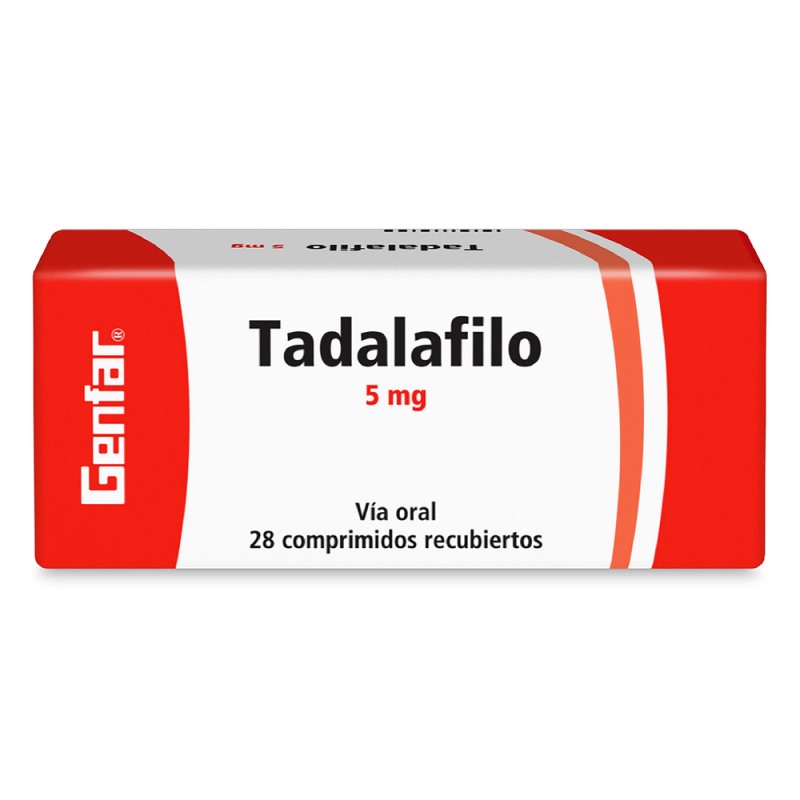 Tadalafilo 5 Mg 28 Comprimidos Gf