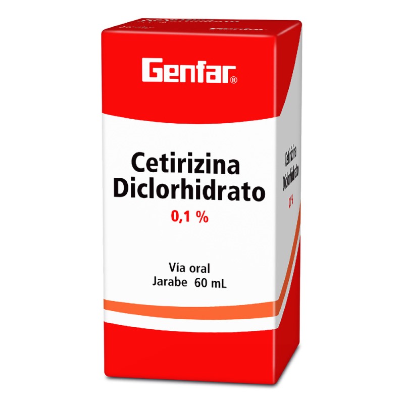 Cetirizina Jarabe 01% Kids 60 Ml Gf