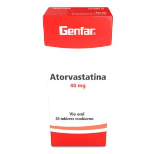 Atorvastatina 40Mg 30Tabletas Gf