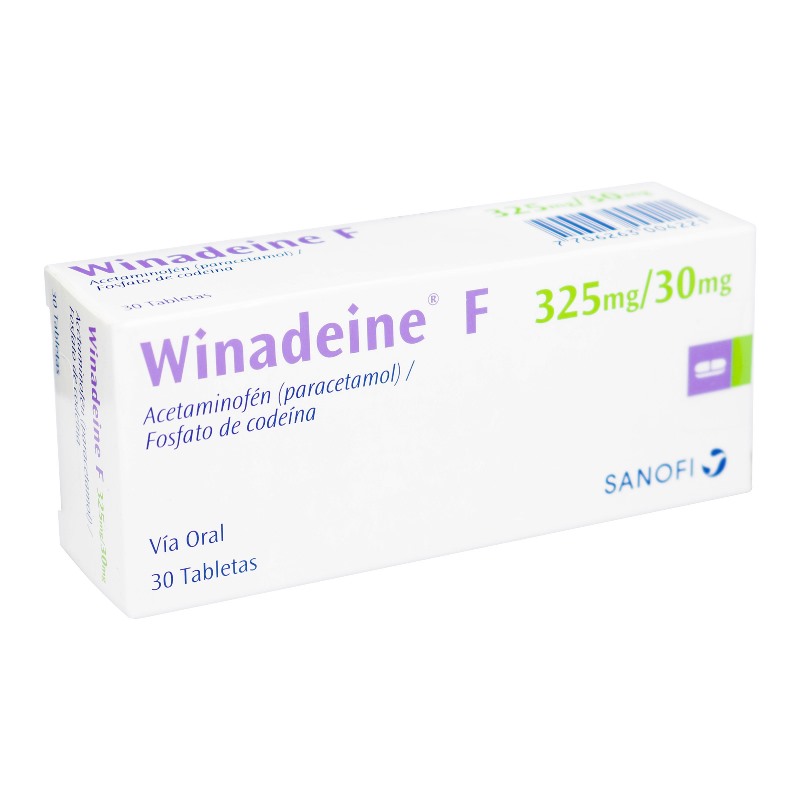 Winadeine F 325/30 Mg 30 Tabletas(Pae)